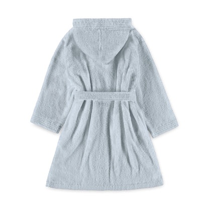 Kids' Hooded Cotton Terry Bathrobe with Shawl Collar – view 7