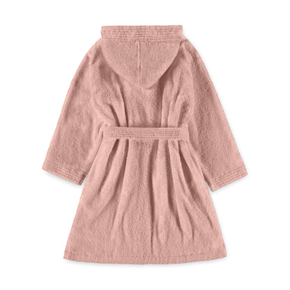 Kids' Hooded Cotton Terry Bathrobe with Shawl Collar – view 6