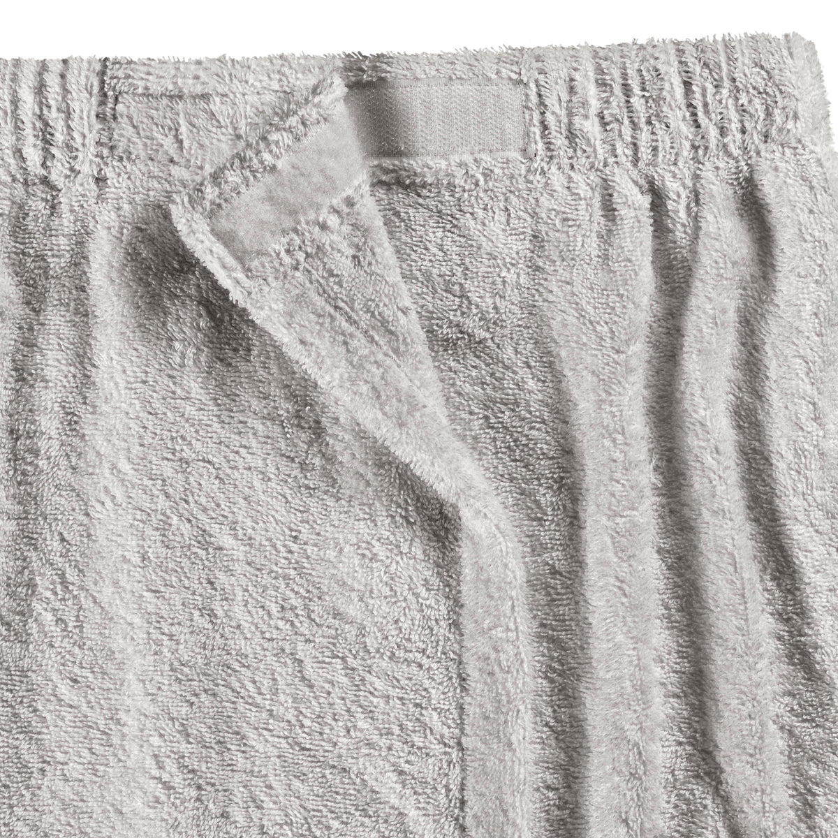 Kids' Cotton Terry Bath Wrap with Oversized Hook-and-Loop Closure – view 12