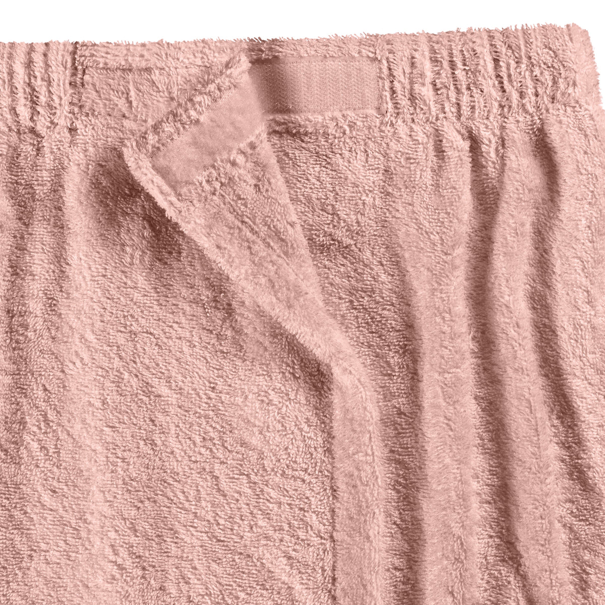 Kids' Cotton Terry Bath Wrap with Oversized Hook-and-Loop Closure – view 10