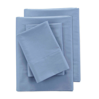 400 Thread Count 100% Cotton Sateen Sheet Set in Solid Colors – view 4