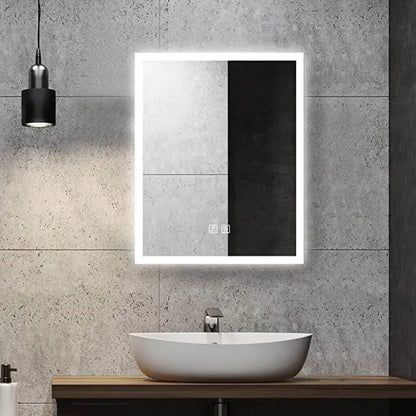 Compact Edge Glow LED Bathroom Mirror with Anti-Fog and Dimmer – view 4