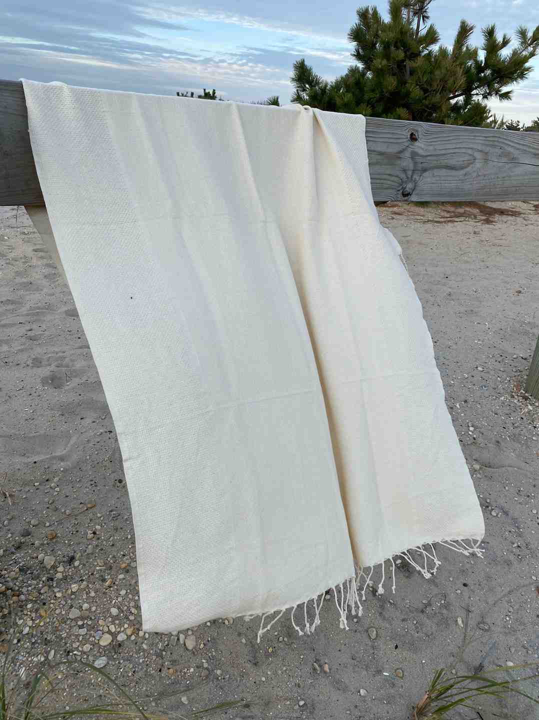 Yansima Handwoven Double-Sided Turkish Cotton Peshtemal, 36 x 68 Inch – view 2