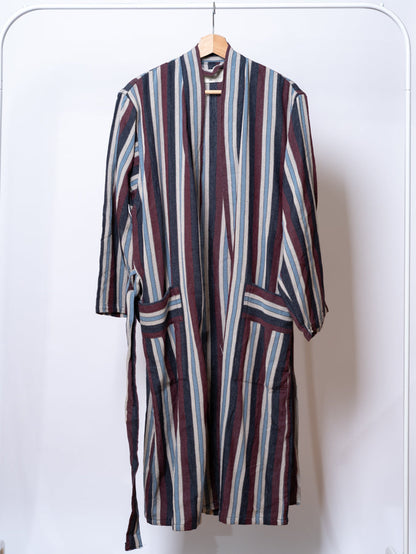 Kariye Ivory 100% Linen Robe with Pockets and Belt – view 9