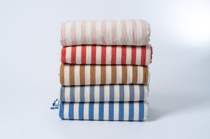 Girit Cotton Linen Turkish Towel Set, 37 x 73 Inch, Sets of 2 to 7 – view 3
