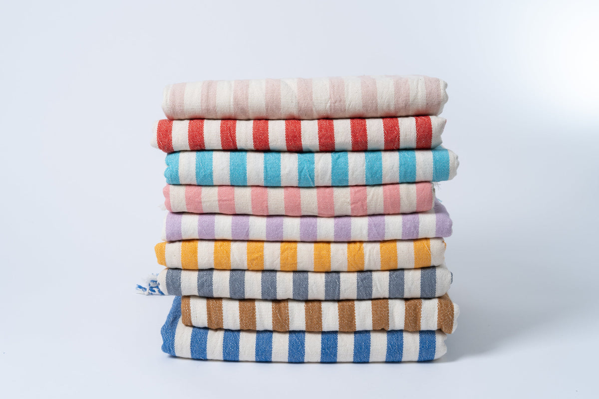 Girit Cotton Linen Turkish Towel Set, 37 x 73 Inch, Sets of 2 to 7 – view 4