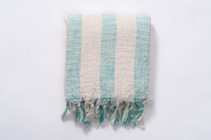 Cotton Linen Iztuzu Bath Towel: Hand Woven Comfort