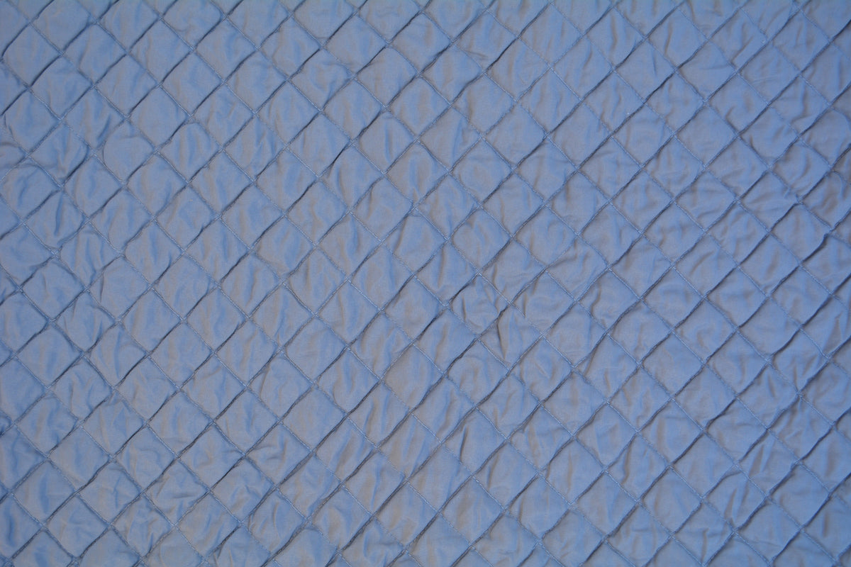 Light Gray Silver Diamond Stitch Quilted Bedspread Set – view 6