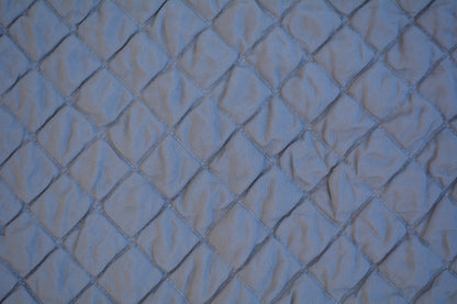 Light Gray Silver Diamond Stitch Quilted Bedspread Set – view 8