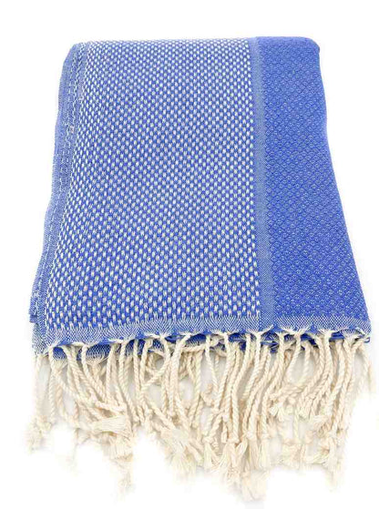 Yansima Handwoven Double-Sided Turkish Cotton Peshtemal, 36 x 68 Inch – view 12
