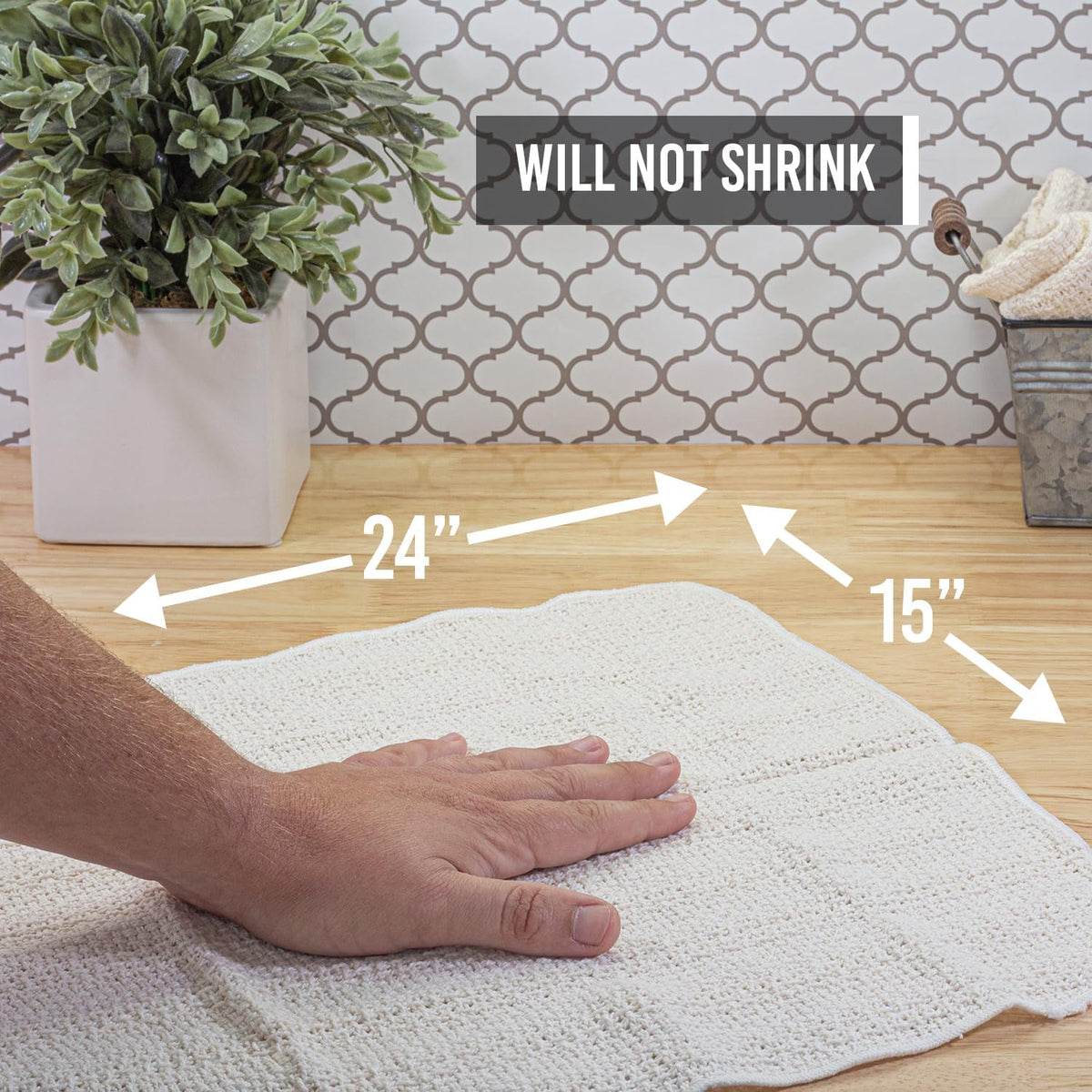 100% Cotton Open-Weave Kitchen Towels, 24 x 15 Inch, Set of 2 – view 3