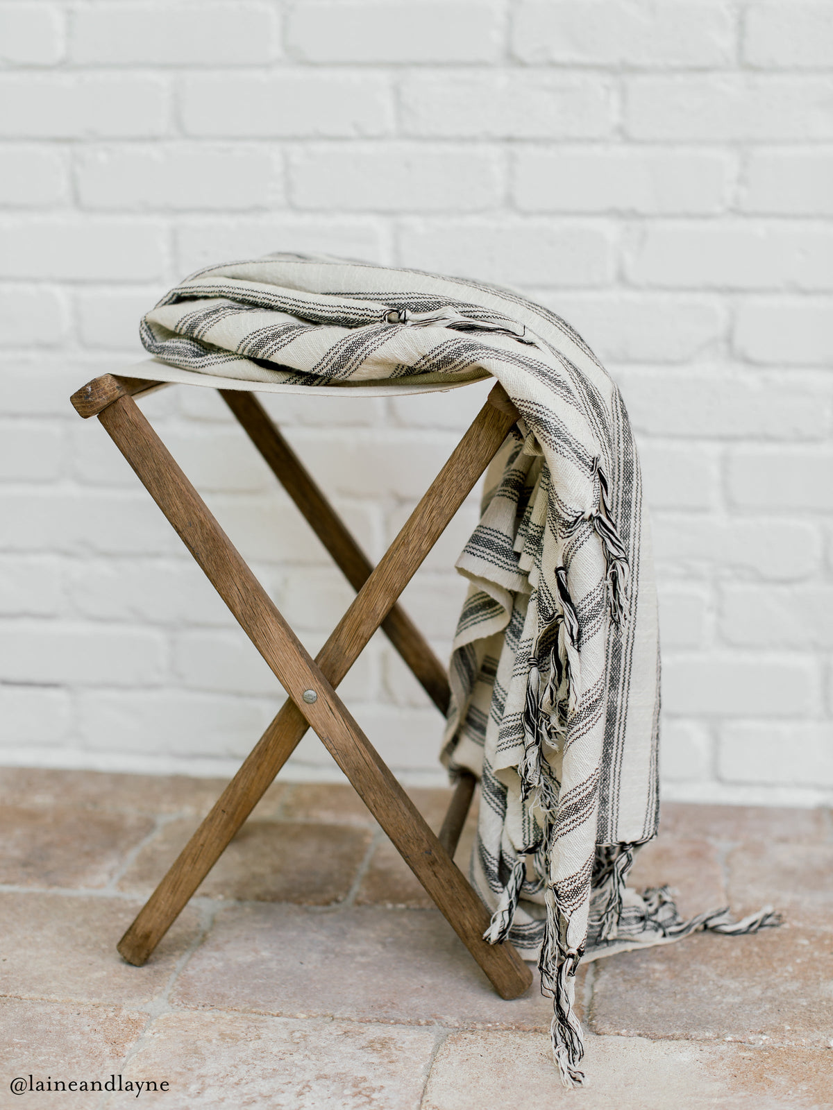 Titus Santuklu Hand Woven Cotton Linen Towel, Bath and Hand Sizes – view 17