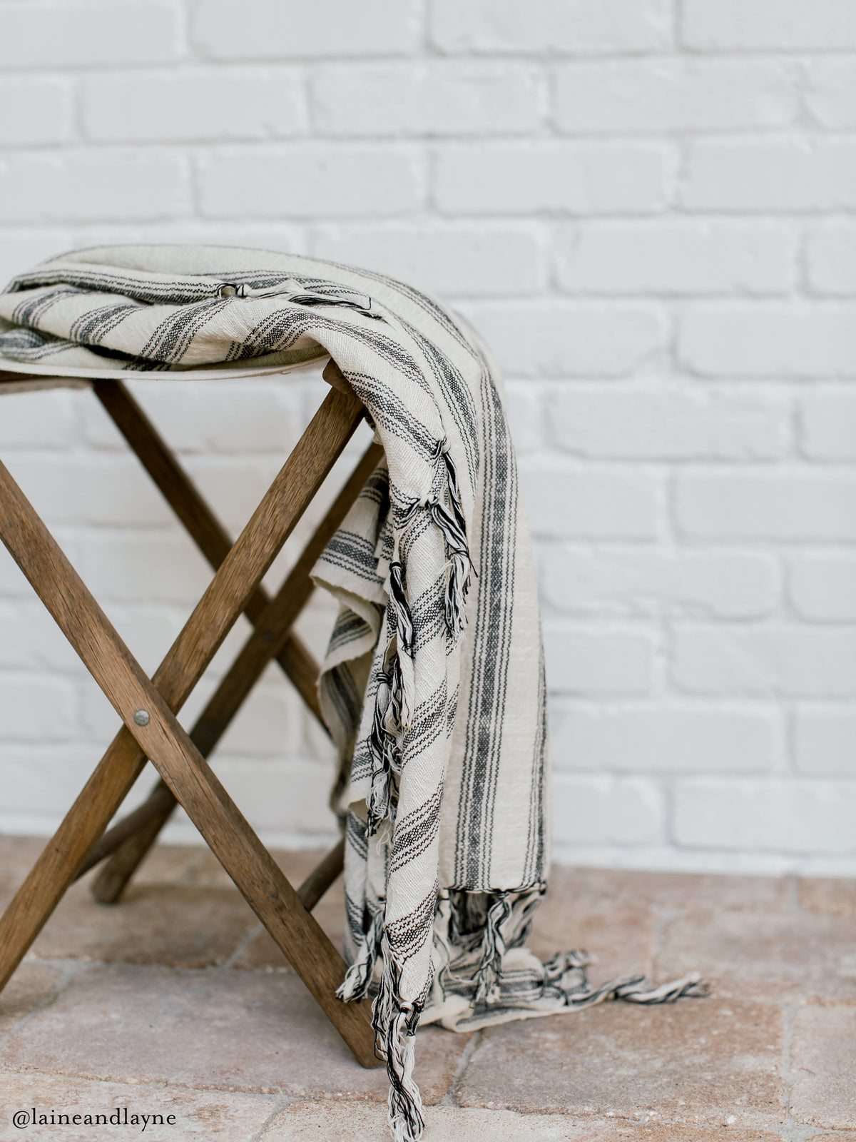 Titus Santuklu Hand Woven Cotton Linen Towel, Bath and Hand Sizes – view 2