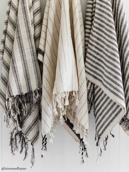 Titus Santuklu Hand Woven Cotton Linen Towel, Bath and Hand Sizes – view 4