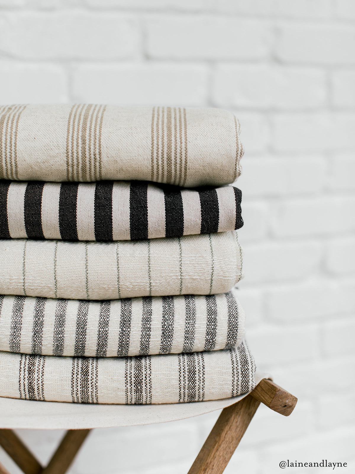 Titus Santuklu Hand Woven Cotton Linen Towel, Bath and Hand Sizes – view 8
