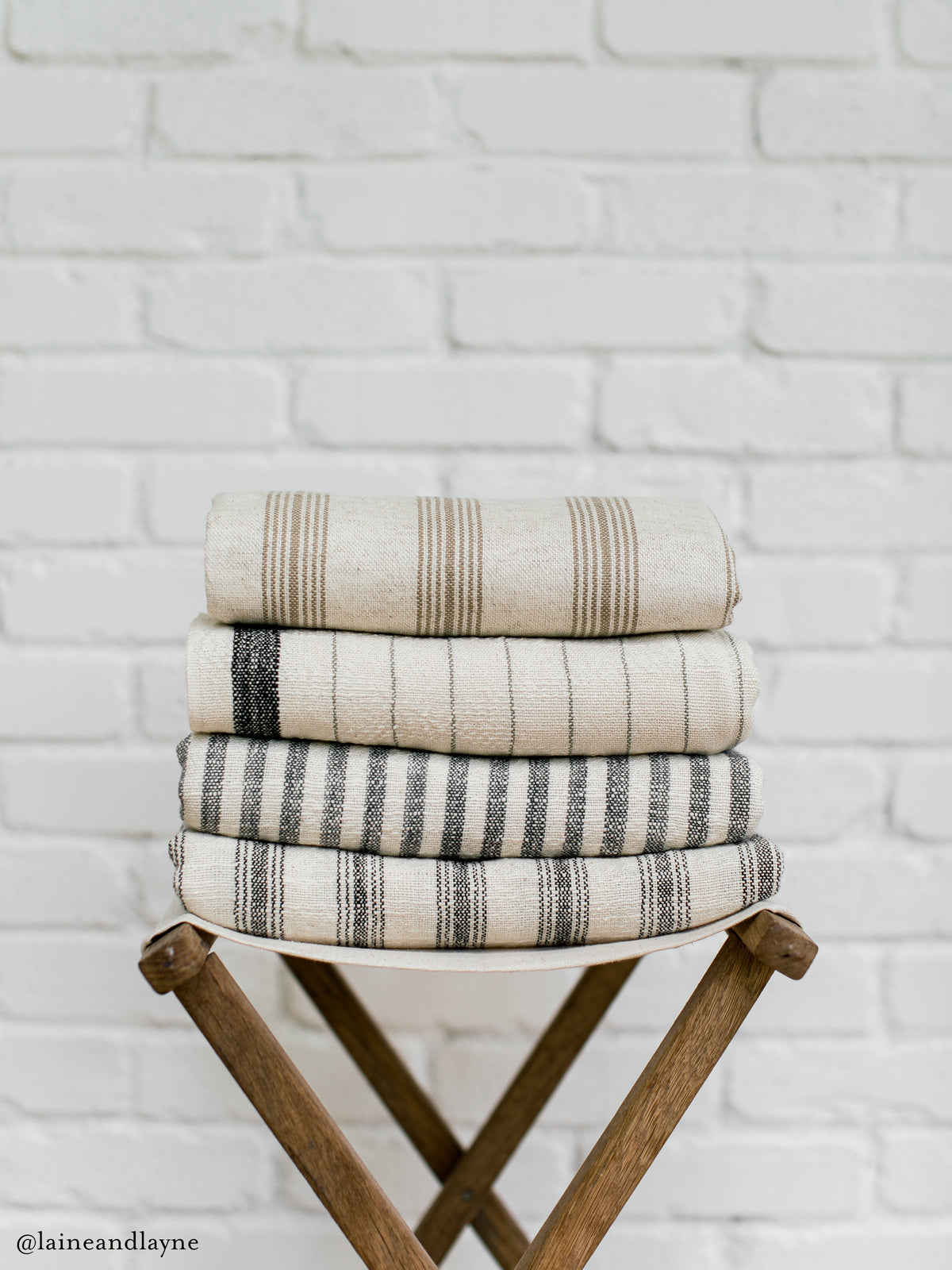 Titus Santuklu Hand Woven Cotton Linen Towel, Bath and Hand Sizes – view 9