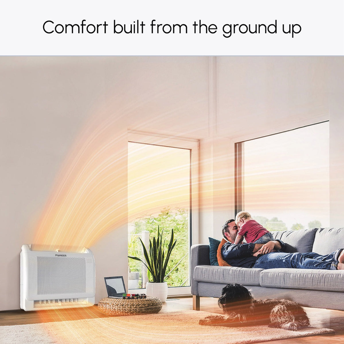Pioneer Quantum Ultra 16,000 BTU 23.8 SEER2 230V Floor/Low-Wall Mounted Console Ductless Mini-Split Air Conditioner Inverter Heat Pump Full Set – view 4