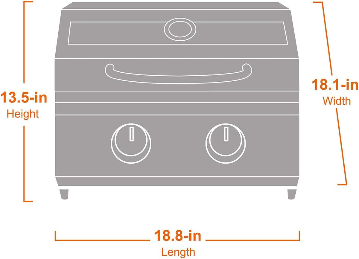 Monument G22 Stainless Steel Portable Tabletop Propane Gas Grill – view 8