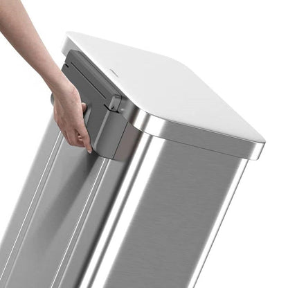 20-Gallon Stainless Steel Kitchen Trash Can with Soft-Close Step Lid – view 3