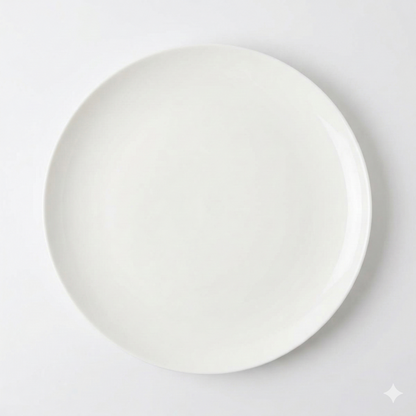 Fine Bone China Salad Plates, Set of Four