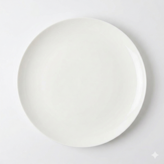 Fine Bone China Salad Plates, Set of Four
