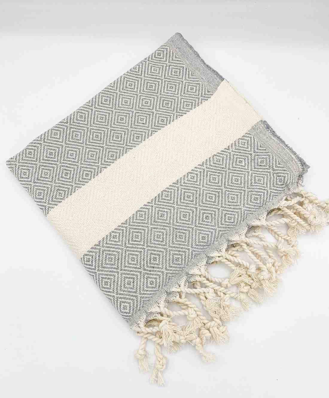 Diamond Weave Cotton Hand Towel, Oversized 16 x 36 Inch Kitchen Towel – view 19