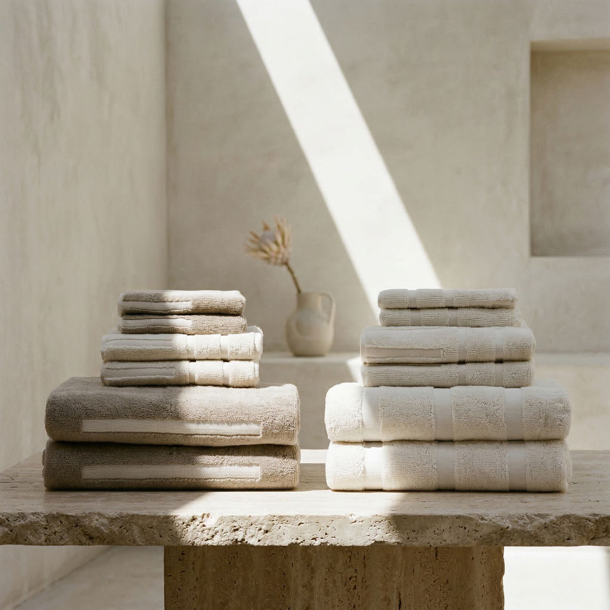 Sorrel Australian Cotton Towels, Plush 600 GSM with Geometric Accents – view 31