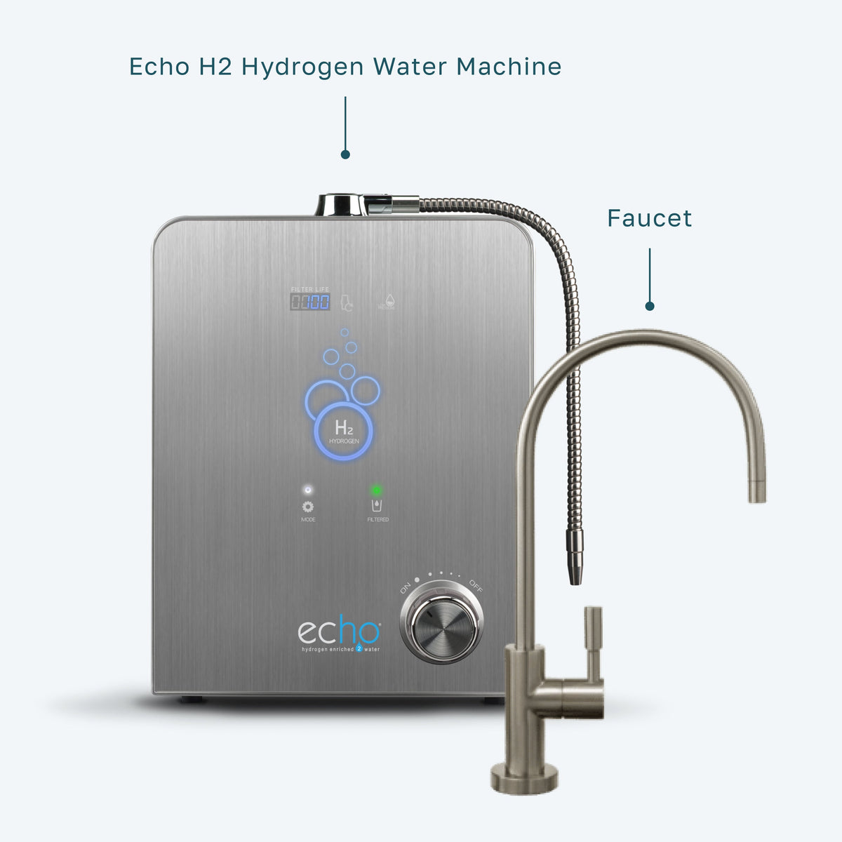 Echo H2 Hydrogen Water Machine with 5-Stage Filtration – view 5