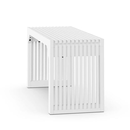 Solid Wood Grille Bench for Entryway, Patio and Indoor Spaces – view 17