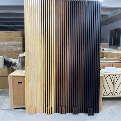 Acoustic Solid Wood Slat Wall Panels, 2 Panels Per Box – view 2