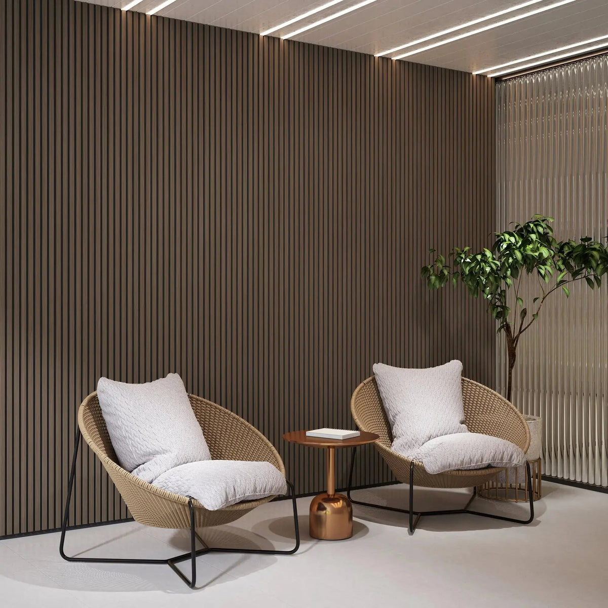 Acoustic Solid Wood Slat Wall Panels, 2 Per Box – Wholesale – view 17