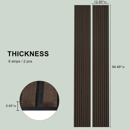Acoustic Solid Wood Slat Wall Panels, 2 Per Box – Wholesale – view 28