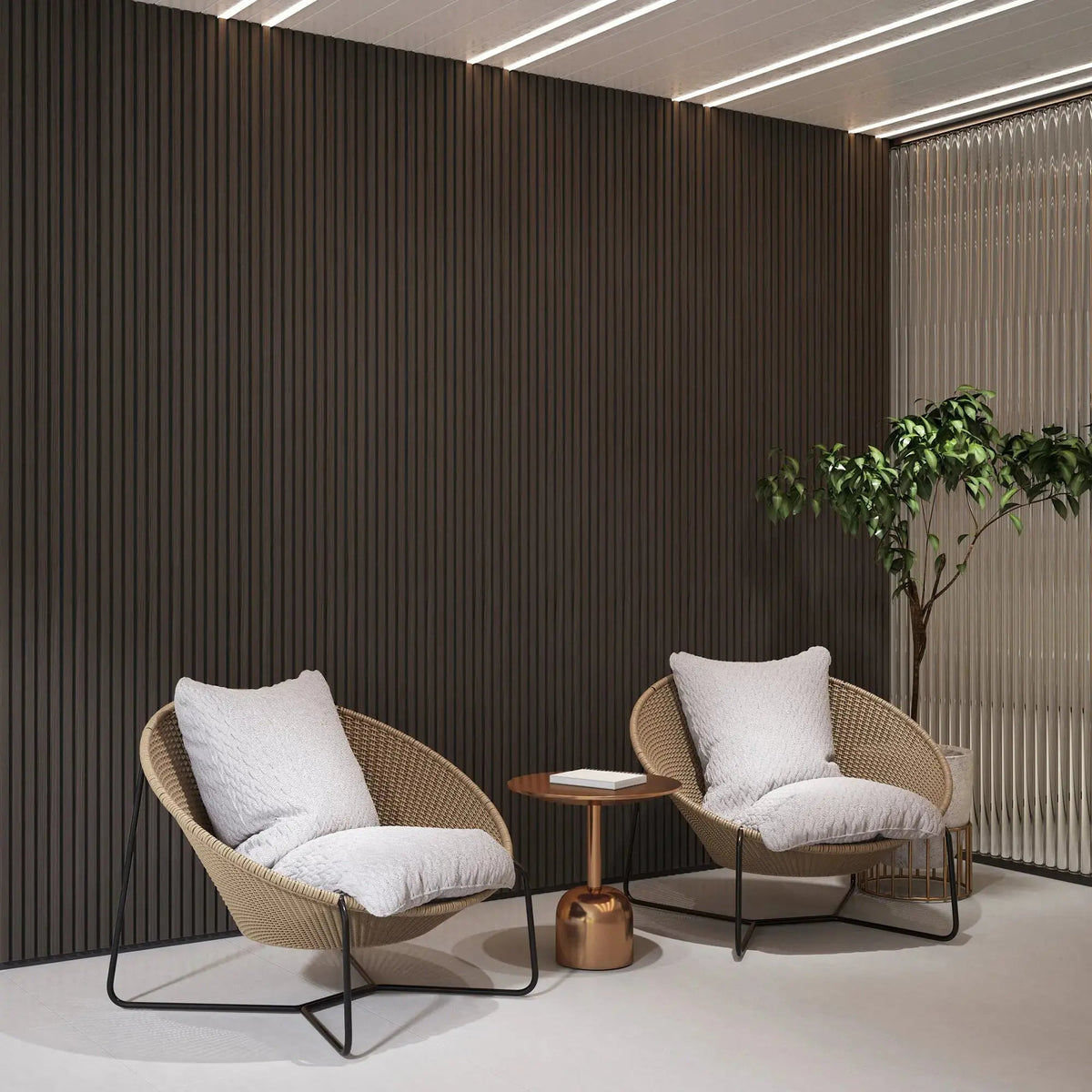 Acoustic Solid Wood Slat Wall Panels, 2 Panels Per Box – view 31