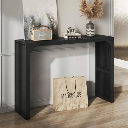35" Wood Grille Dining Bench for Entryway, Kitchen and Living Room – view 73