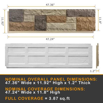 Faux Stone Wall Siding Panel – PU Stone Veneer for Interior and Exterior – view 10