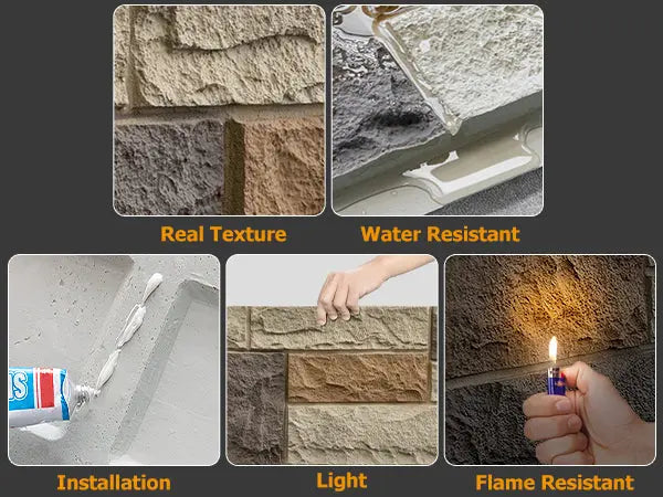 Faux Stone Wall Siding Panel – PU Stone Veneer for Interior and Exterior – view 12
