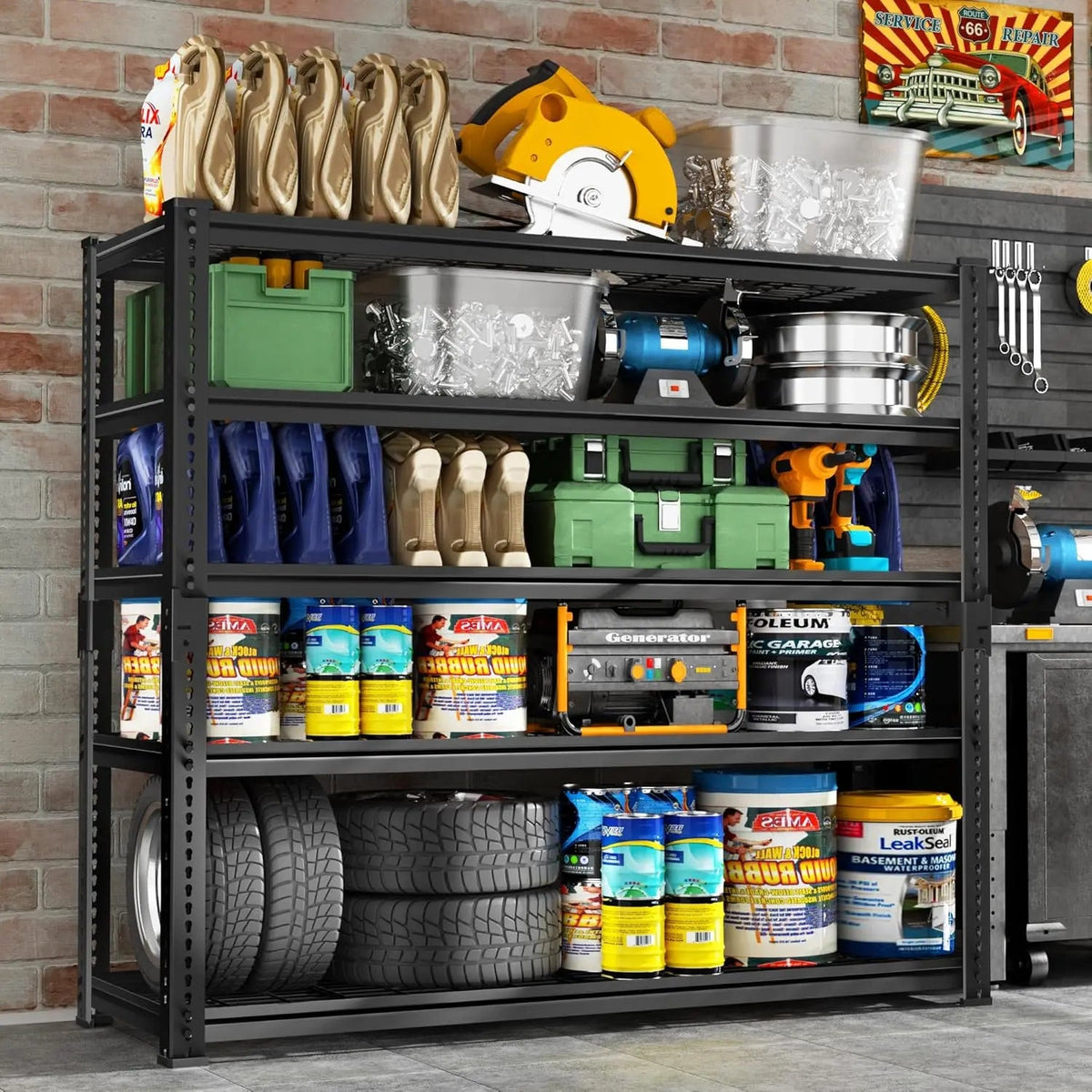 Metal Wire Storage Shelving Unit for Robust Organization