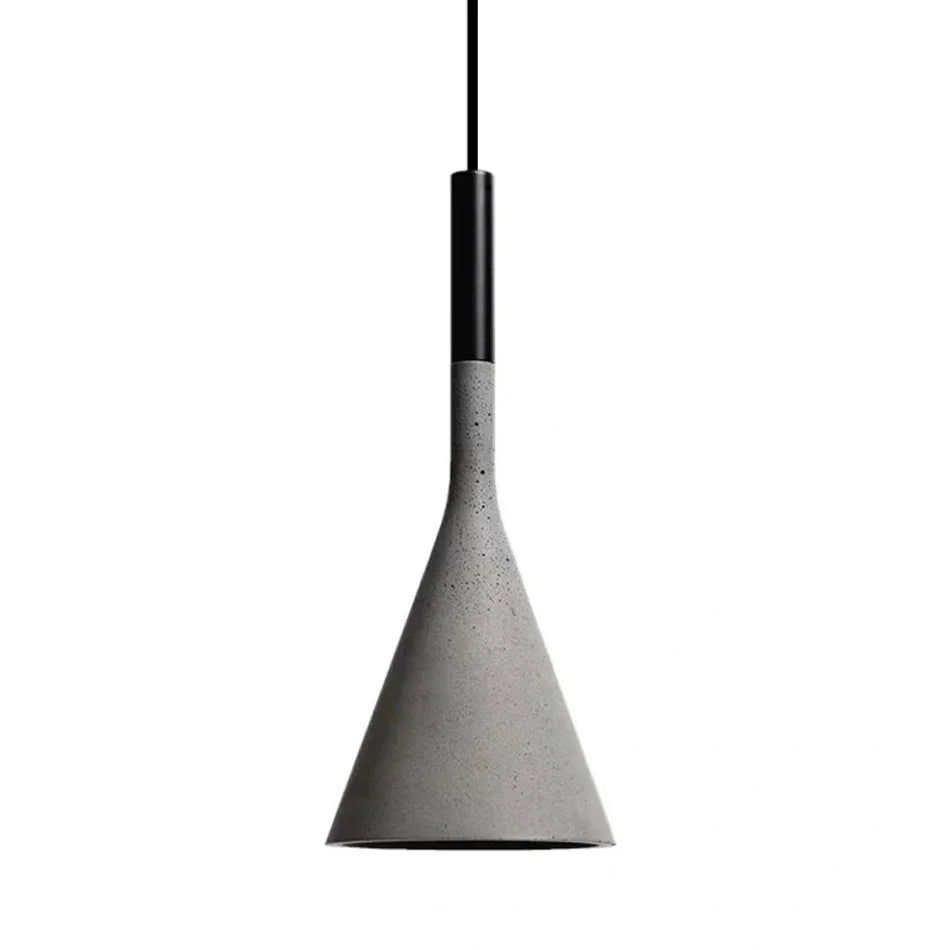Nordic Concrete LED Pendant Light in Cement for Dining Room – view 6