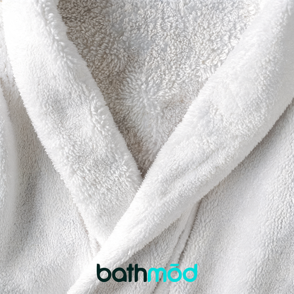 Organic Turkish Cotton Bathrobe and Slipper Set, 700 GSM – view 2
