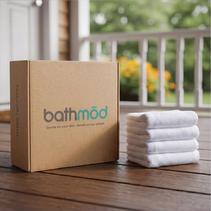 Luxury Organic Turkish Cotton Bath Mats, Four Pack – view 2