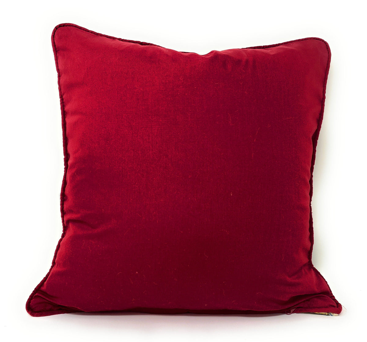 Elegant Burgundy Ornate Paisley Woven Tapestry Throw Pillow Cover – view 9