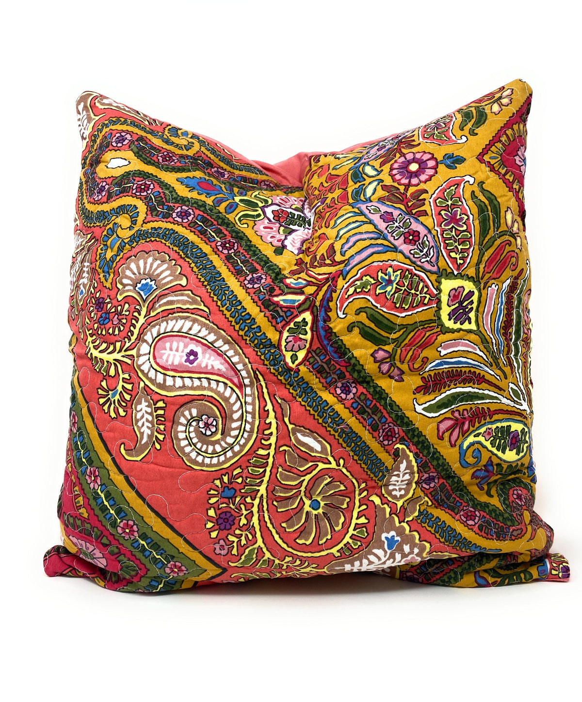 Floral Paisley Chevron Polyester Cushion Covers, Set of 2, 18 x 18 – view 3