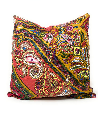 Floral Paisley Chevron Polyester Cushion Covers, Set of 2, 18 x 18 – view 3