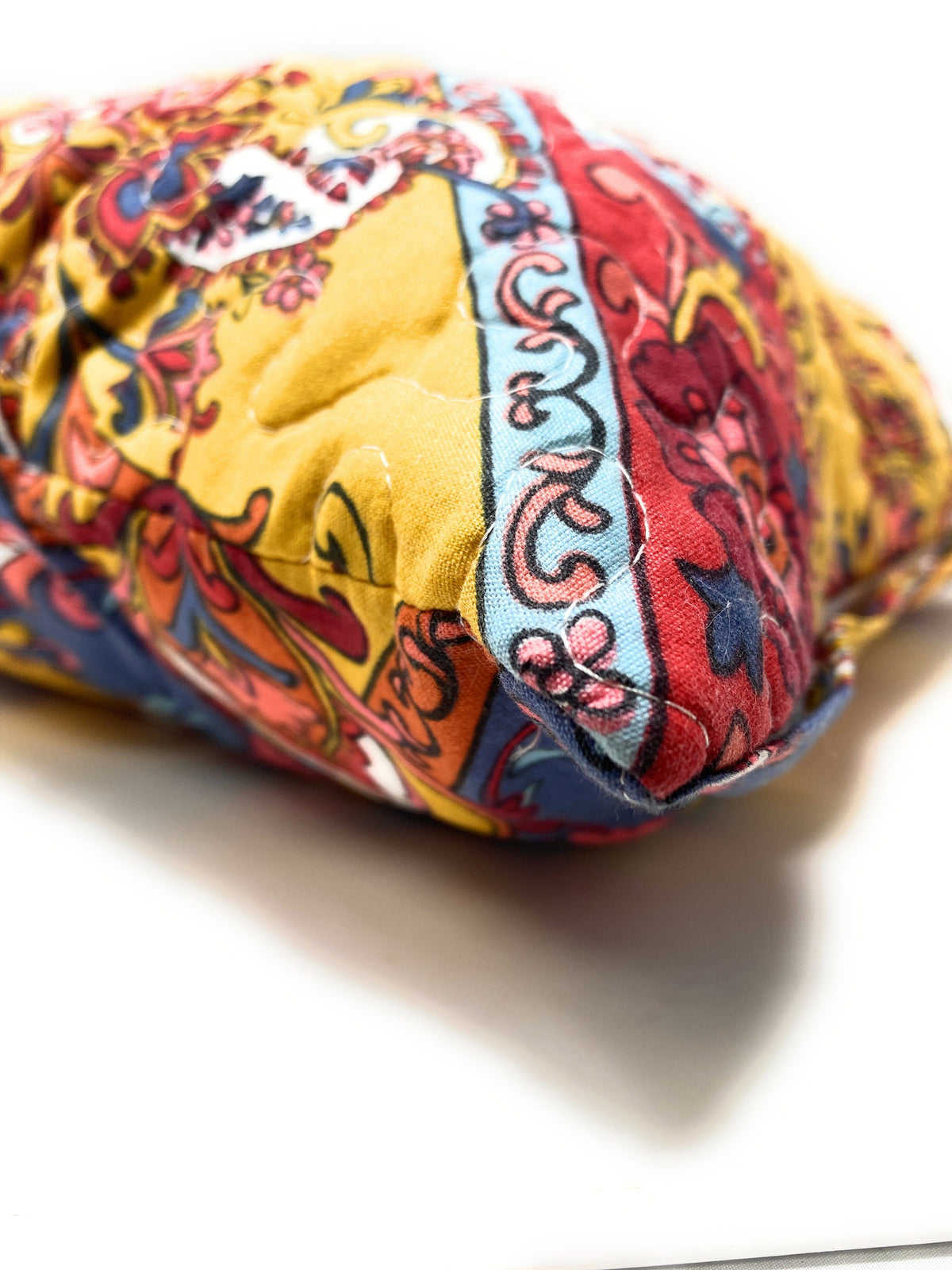 Mustard Paisley Chevron Polyester Cushion Covers, Set of 2, 18 x 18 – view 6