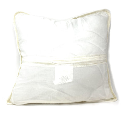 Powder Snow Ivory Paisley Damask Matelasse Euro Sham and Cushion Covers – view 5