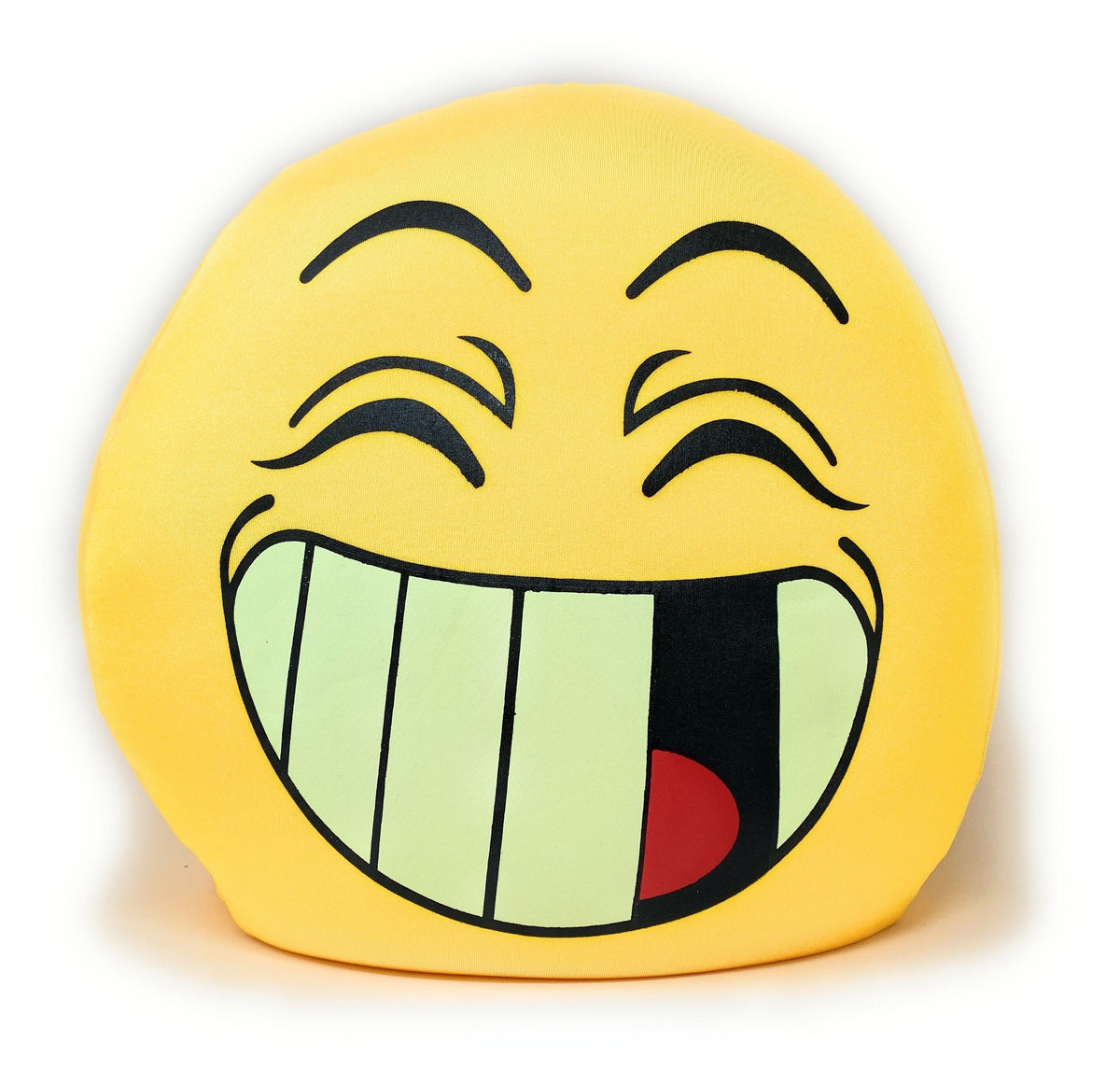 Microbead Cushion, Playful Emoji Design, Six Color Options