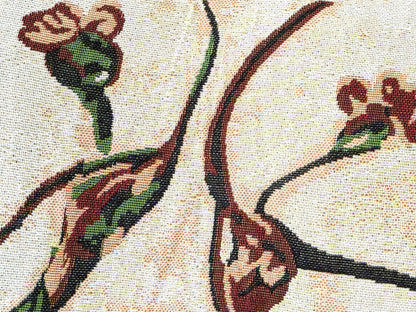 Abstract Ballet Dancers Tapestry Throw Blanket with Fringe – view 7
