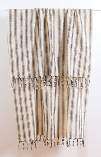 Titus Santuklu Hand Woven Cotton Linen Towel, Bath and Hand Sizes – view 20