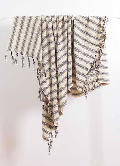 Titus Santuklu Hand Woven Cotton Linen Towel, Bath and Hand Sizes – view 19