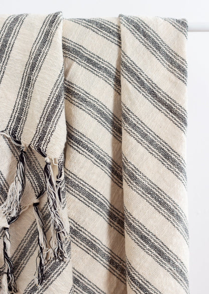 Titus Santuklu Hand Woven Cotton Linen Towel, Bath and Hand Sizes – view 15